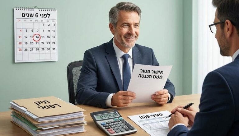 פטור ממס הכנסה על רקע רפואי
